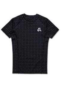 Camiseta de compresión unisex de manga corta con diseño Cut & Saw, anti-UV, poliéster/nailon - Product Image 3