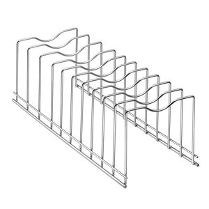 Étagère de rangement murale multifonctionnelle moderne en fer à double niveau pour cuisine, robuste et durable en métal - Product Image 1