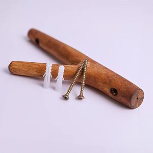 Crochet mural en bois style branche d'arbre pour balcon, idéal pour suspendre les vêtements mouillés, les sacs et les essentiels – Organisateur de rangement pour la maison, fabriqué en Inde - Product Image 4