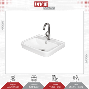 Lavabo mural en céramique blanche de qualité supérieure, 100 % authentique, pour usage domestique et commercial, destiné aux acheteurs sérieux. - Product Image 3