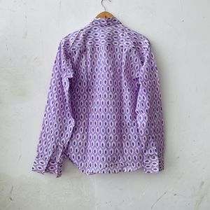 เสื้อเชิ้ตพิมพ์ลายดอกไม้สไตล์ลำลองสำหรับผู้หญิง ผ้าฝ้ายเนื้อนุ่ม ปกติดกระดุม สีชมพูและเบจ ลดราคา - Product Image 5