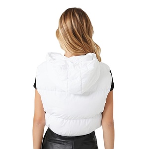 Wholesale Custom Logo Knitted Breathable Quilted Women's Winter Sleeveless <b>Jacket</b>-Warm Fashion Streetwear - Product Image 6