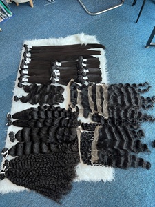 Venta al por mayor de pelo camboyano donante Raw -1 más alta calidad Virgen Remy trama paquete estilo ondulado extensiones de cabello humano - Product Image 4