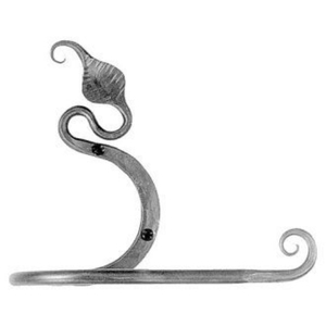 <b>Black</b> Finished Wall Mounted Metal Toilet <b>Paper</b> Holder Minimalist Design Rust Resistant Bathroom Decorative <b>Tissue</b> Holder - Product Image 2