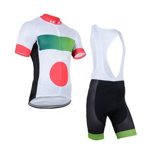 Cuissard de cyclisme professionnel rembourré en polyester multi-panneaux, antidérapant, à motif patchwork vieilli, taille mi-haute élastique - Product Image 5