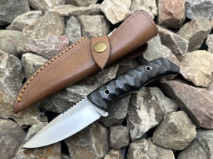 Couteau de camping d'extérieur avec lame en acier inoxydable et manche ergonomique pour la survie et la chasse, couteau d'extérieur robuste - Product Image 6