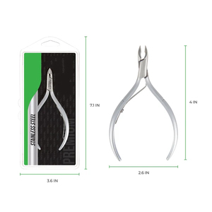 D-05X Cuticle <b>Nail</b> Nippers Mirror Polish Lap Joint Manicure Cuticle Nippers <b>Hand</b> Sharpening Blades <b>Nail</b> Pliers For Technicians - Product Image 2