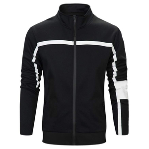 OEM Men <b>Polyester</b> <b>Tracksuit</b> Set Zip Jacket Jogger Pants Lightweight Quick Dry Sportswear Gym Activewear Bulk Sale - Product Image 5