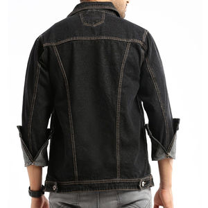 Chaqueta de invierno de primera calidad, capas exteriores informales para hombre, chaquetas de mezclilla, moda diaria relajada, chaquetas de mezclilla para hombre - Product Image 3