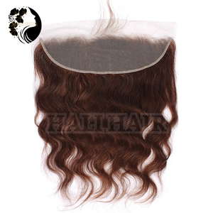 Extensiones de cabello humano Remy recto vietnamita de alta calidad, 100g, 13x4, cierre Frontal de onda corporal, todos los colores, súper doble dibujado - Product Image 5