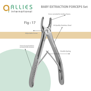Forceps d'extraction dentaire en acier inoxydable, résistants à la rouille, durables, OEM ODM - Product Image 6