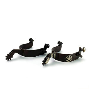 Espuelas de equitación antiguas para mujer al por mayor, espuelas de acero inoxidable de alta calidad para botas de vaquero, duraderas y personalizadas - Product Image 5