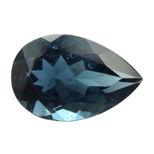 Tourmaline haute qualité 100% forme de poire naturelle parfaite pour bagues pendentif bricolage à la main faisant des bijoux Tourmaline bleue naturelle - Product Image 1