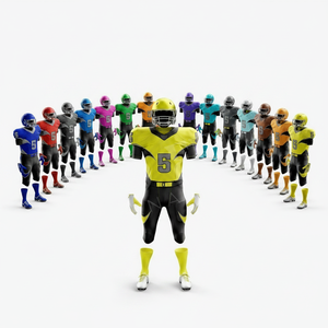 Équipement de protection haute performance, fabricant de vêtements de sécurité, uniformes de football américain, uniformes de sport en polyester doux, design personnalisé - Product Image 1