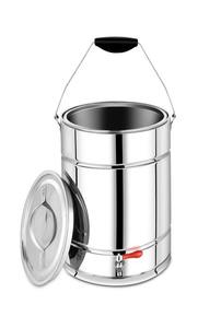 PREMIUM STAINLESS STEEL HEAT RESISTANT WASHABLE TEA URN 15 LITER HEAVY DUTY <b>MIRROR</b> FINISH HOT BEVERAGE DISPENSER COMMERCIAL - Product Image 4