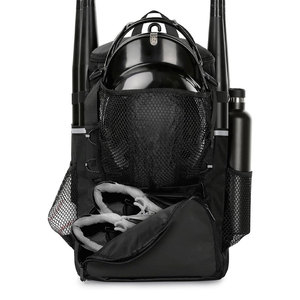 Bolsa de nailon al por mayor para equipo de béisbol, bolsa de entrenamiento deportivo con múltiples bolsillos - Product Image 5