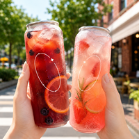 Boîte à gâteau transparente en PET avec couvercle entièrement ouvrable pour l'emballage de thé au lait, jus, smoothies et desserts, vente en gros personnalisée