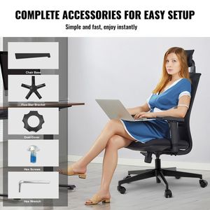 Base di Ricambio Universale per Sedia da Ufficio 28 Pollici, Capacità di Carico Statico 2500 Libbre, Compatibile con Meccanismi per Sedie da Computer - Product Image 6