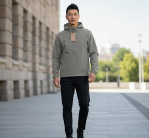 Chaqueta Deportiva Impermeable y Cortavientos Personalizada con Cordón Ajustable, Informal, para Exteriores, Talla Grande, Transpirable, para Entrenamiento Deportivo de Invierno - Product Image 6