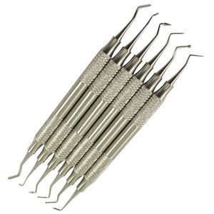 Curette Gracey de qualité supérieure, instrument dentaire manuel réutilisable, poignée ergonomique antidérapante, certifiée CE Classe I pour les maladies des gencives - Product Image 4