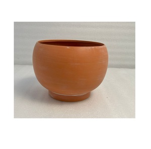 Maceta de hierro hecha a mano con acabado de terracota para jardín, balcón, interior y exterior, decorativa para flores y plantas. - Product Image 6