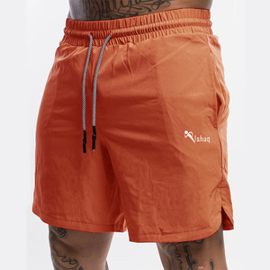 Shorts décontractés pour hommes, taille plus XS-3XL, été, classique, 100% coton, respirant, séchage rapide, travail, plage, gris uni, cordon de serrage, poches - Product Image 5