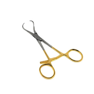 Pinces de réduction osseuse manuelles en acier inoxydable de qualité supérieure pour usage hospitalier, haute qualité, 5,5 pouces, pointes courbées et angulées - Product Image 2
