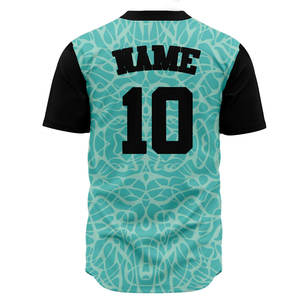 Camiseta de béisbol negra personalizada, camisetas transpirables para hombres, jóvenes y niños, camisa personalizada con nombre y número, uniformes de softbol - Product Image 2