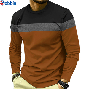 T-shirt personnalisé pour homme à logo frontal, manches courtes, col rond, automne-hiver, décontracté, 100 % coton, anti-plis, séchage rapide, respirant - Product Image 5