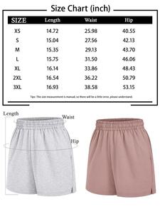 Pantalones Cortos Deportivos Cómodos para Senderismo, Casuales de Verano para Chicas, Atléticos, de Gimnasio, Personalizados, de Felpa Francesa, 100% Algodón, para Mujer - Product Image 5