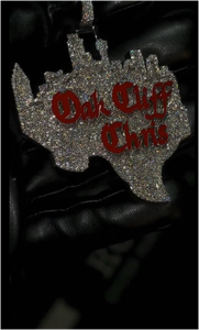 Cadena de Plata de Ley 925 con Mapa de Texas Personalizado, Bañada en Oro, con Moissanita VVS, Estilo Hip Hop, Lujosa, de Moda, Superventas, Gran Oferta - Product Image 3