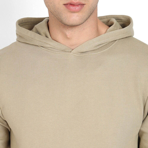 เสื้อฮู้ดดี้ผู้ชายสีดำล้วน ขนาดสั่งทำได้ ราคาสมเหตุสมผล บริการ OEM/ODM เนื้อผ้าฝ้ายนุ่ม ดีไซน์โดดเด่น - Product Image 6