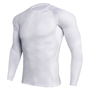High Quality Custom Made Rash Guard <b>for</b> <b>Men</b> Breathable Quick Dry Plus Size XL <b>for</b> Autumn Water Sports With Custom Logo - Product Image 2