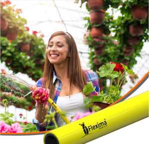 Meilleure qualité en plastique jaune tressé PVC tuyau d'eau de jardin haute pression Flexible pliable tuyau d'eau enrouleur tuyau souple pour - Product Image 4