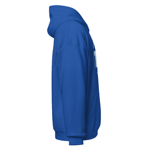 Sweat-shirt à capuche unisexe bleu royal avec motif brodé circulaire, en molleton, à manches longues, décontracté, pour l'hiver - Product Image 6
