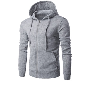 Sudadera con capucha de lujo 2026 con cremallera, suave, 100% algodón polar, lisa, ecológica, moderna, de corte regular, estilo urbano, en oferta. - Product Image 1