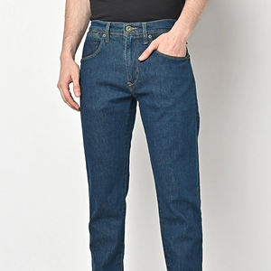 Jeans en denim personnalisés de qualité supérieure pour hommes, fabrication haut de gamme, mélange de coton extensible et design classique moderne - Product Image 3
