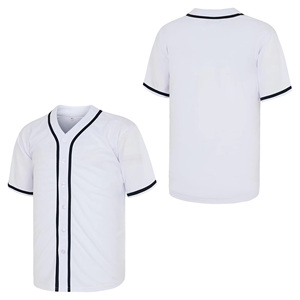 Maillots de baseball personnalisés en gros, faible MOQ, uniformes de softball boutonnés, maillots de sport sublimés respirants pour équipes, vêtements personnalisés - Product Image 3