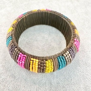 Stylish Festival Wear Seed <b>Beads</b> <b>Bracelet</b> With Fine Artwork Creative Handcrafted Seed <b>Beads</b> <b>Bracelet</b> With Chic Pattern - Product Image 5