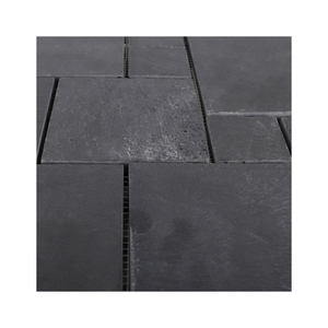 Carreaux de sol en pierre naturelle d'ardoise noire pour cuisines, salles de bain, espaces de vie, patios et projets commerciaux - Product Image 1
