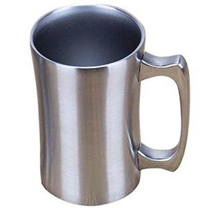 Handcrafted 1 Pint Jacobean Style Lead-Free Pewter Tankard With Polished Brass Rim And Base Premium Personalised Beer Mug - Product Image 5