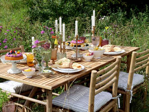 Natural Bamboo <b>Chair</b> Handmade Bamboo <b>Dining</b> <b>Chair</b> Eco Friendly Furniture for <b>Dining</b> Room Kitchen Cafe Restaurant - Product Image 6