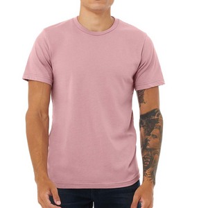 T-shirt décontracté pour homme, taille plus, 100% coton jersey tricoté, couleur unie, coupe classique, manches courtes, col rond, séchage rapide, respirant - Product Image 5