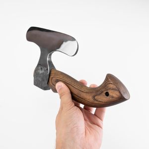 ที่ตัดฟืนเหล็กตีขึ้นรูป พร้อมด้ามไม้ สำหรับงานตัดฟืน DIY เกรดคุณภาพ - Product Image 5