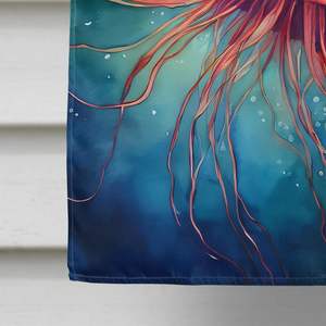 ที่แขวนผนังรูปธงชาติโพลีเอสเตอร์หลากสีสำหรับตกแต่งสวนเสาแขนระเบียงขนาดใหญ่ลายแมงกะพรุน - Product Image 4