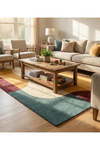 European-Style Persian Retro Crystal Velvet Bedside Rug for Living Room Bedroom Dropshipping Cross-Border Sofa <b>Coffee</b> <b>Table</b> Set - Product Image 3