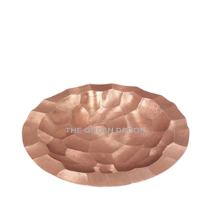 Plato de Metal para Servir Alimentos de Forma Irregular, Apto para Uso en la Cocina, con Acabado Marrón, en Oferta, de Lujo - Product Image 5