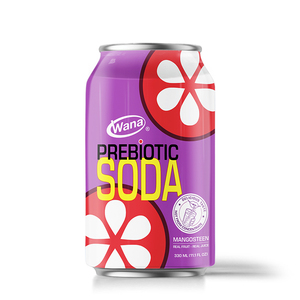 Refresco Prebiótico de Mangostán 330ml Lata con Fruta Real y Jugo Real Bajo en Carbohidratos - Product Image 1