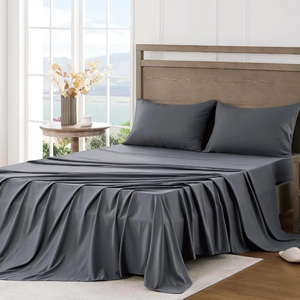 ชุดผ้าปูที่นอนคุณภาพสูงหรูหรา 100% ผ้าฝ้าย ชุดเครื่องนอนขนาดเตียงคู่ - Product Image 6