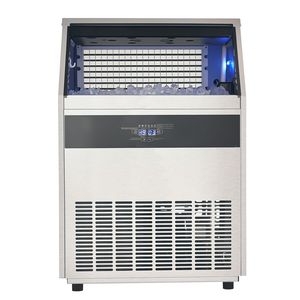 Attrezzatura di Refrigerazione per Cucine Commerciali, Macchina per il Ghiaccio 440lbs/24H, Capacità di Stoccaggio 130lbs, LED, 160 Cubetti di Ghiaccio, 15 Minuti - Product Image 1